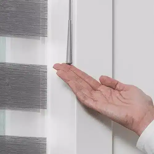 Precision window blinds installation demonstrating superior craftsmanship.
